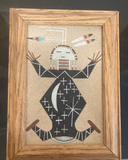 Father Sky - Sand painting with box