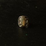 Navajo silver Abalone Ring