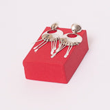 Sterling silver post earrings