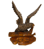 Large Carved Vintage Native American Wooden Eagle