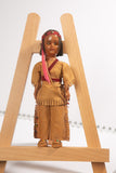 Vintage Ornament Native American Doll