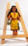 Vintage Ornament Native American Doll