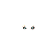 Small sterling silver teadrop shape earrings